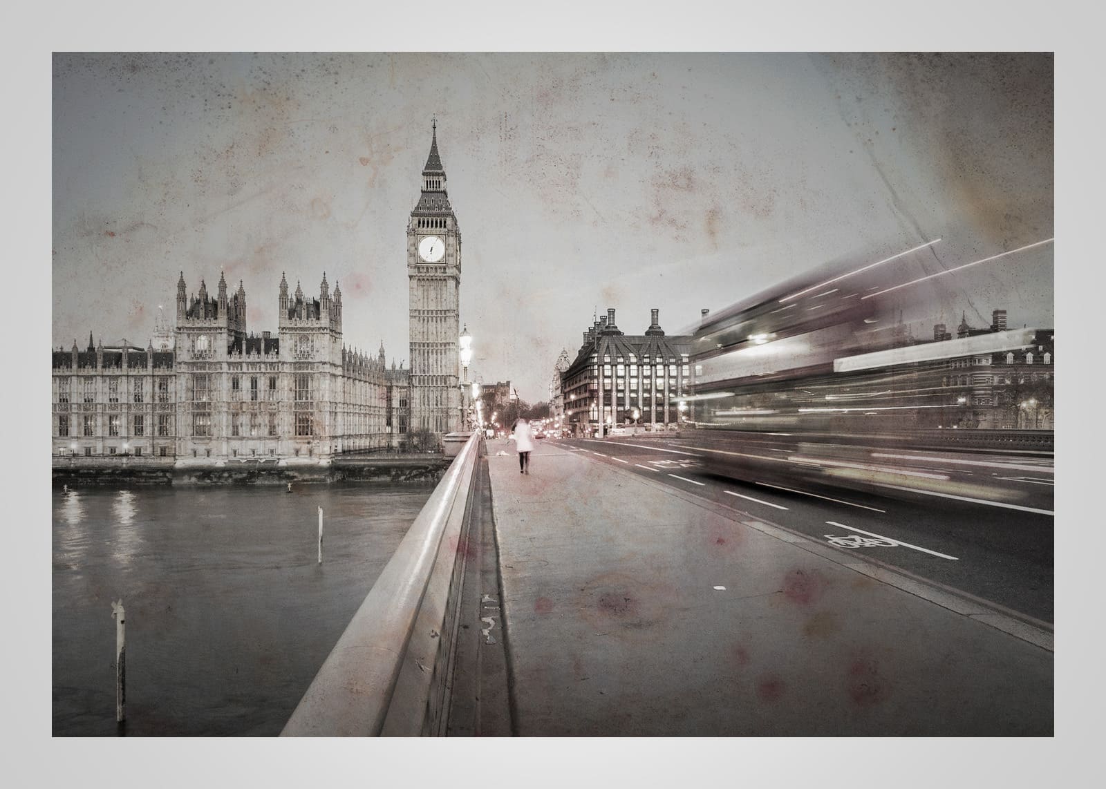 Londres, version noir et blanc